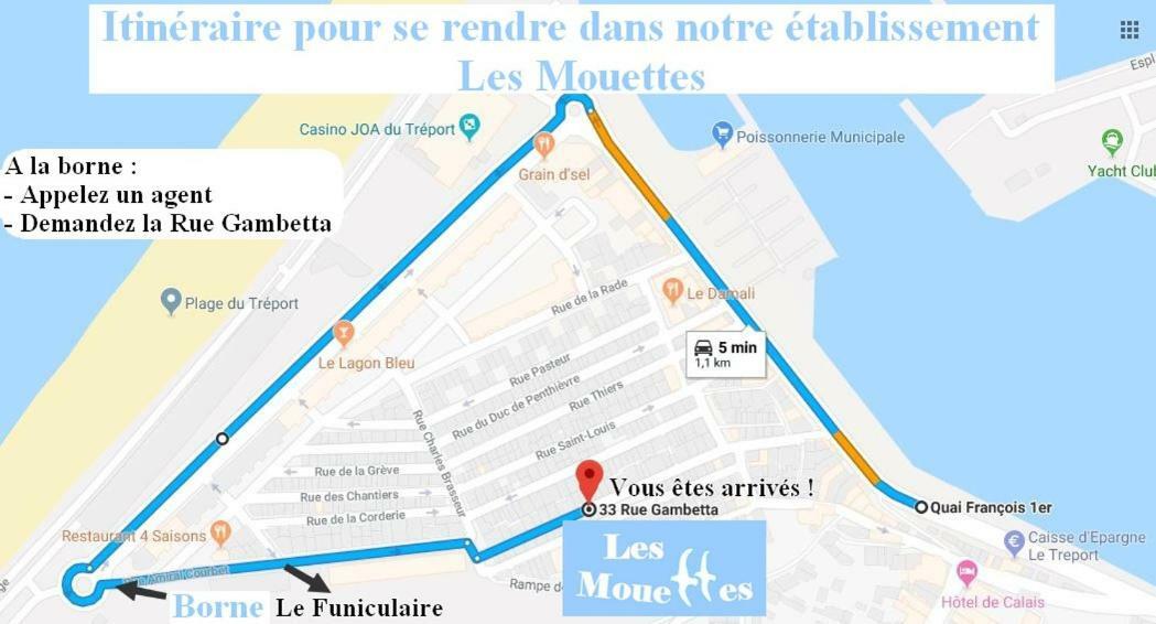 Les Mouettes 3 Apartment Le Tréport Екстериор снимка